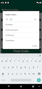 BD Postal Codes capture d'écran 1