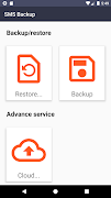 SMS/MMS Backup & Restore تصوير الشاشة 1