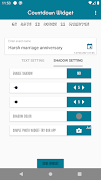 Countdown Widget الملصق