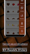 WA Sticker : Chocolate Day تصوير الشاشة 4