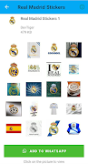 Real Madrid Stickers تصوير الشاشة 4