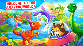 Dinosaur games for kids age 2 পোস্টার