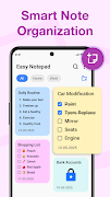 برنامه‌نما Easy NotePad - Simple Notes عکس از صفحه