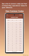Capacitor Code Calculator ảnh chụp màn hình 3