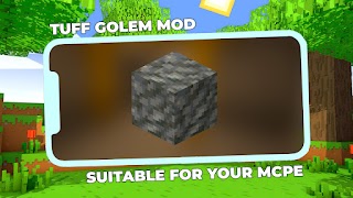 برنامه‌نما Tuff Golem Mod Minecraft PE عکس از صفحه