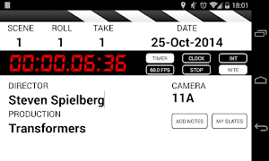 Clapperboard PRO & Shot log پوسٹر