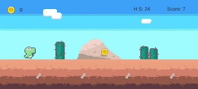 Dino Run Bolt 2D screenshot 1