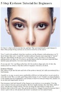 Eyebrows Techniques Tips 海報