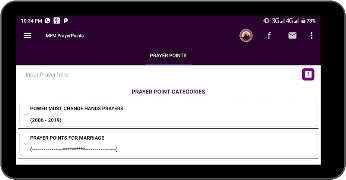 برنامه‌نما MFM PrayerPoints عکس از صفحه