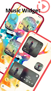 Music Widget Android ภาพหน้าจอ 1