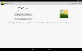 برنامه‌نما Wake-up Light عکس از صفحه