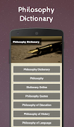 Philosophy Dictionary captura de pantalla 4