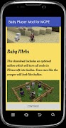 Baby Player mod for MCPE screenshot 1