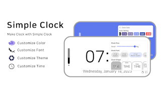 Simple Clock (Desk Clock) постер