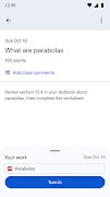 برنامه‌نما Google Classroom عکس از صفحه