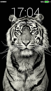 Tiger 3D Lock Screen Ekran Görüntüsü 4