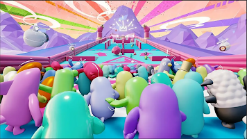 Knockout Party Guys Fall Game الملصق