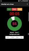 Martial arts timer captura de pantalla 5