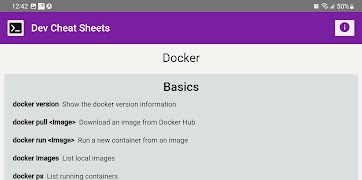 Dev Cheat Sheets 스크린샷 5