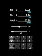 برنامه‌نما Tip Calculator عکس از صفحه