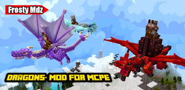 Poster Dragons MOD for Minecraft