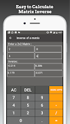برنامه‌نما Matrix Operations Calculator عکس از صفحه