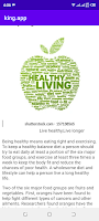 7 Schermata healthy living
