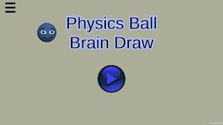Physics Ball Brain Draw Affiche