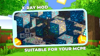 X Ray Mod for Minecraft PE capture d'écran 5