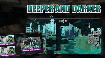 Mod Deeper And Darker for MCPE poster