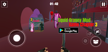 Squid Granny Mod Game Chapter3 captura de pantalla 7