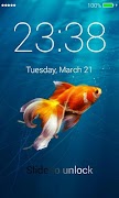 Pantalla de bloqueo de pescado poster