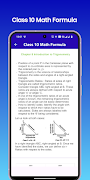 Class 10 Math Formula Screenshot 4