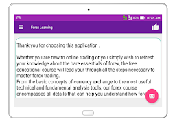 Forex Tutorial (Fully Offline) تصوير الشاشة 7