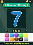 برنامه‌نما ABC Learn Letters & Numbers عکس از صفحه