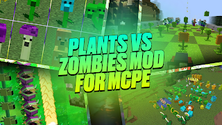 Plants vs Zombies Mod for MCPE ポスター