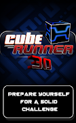 Cube Runner 3D Poster