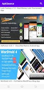 برنامه‌نما apksource عکس از صفحه