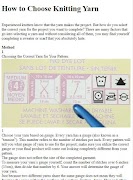 Knitting Tutorials Guide اسکرین شاٹ 2