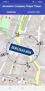 Jerusalem Compass & Schedule স্ক্রিনশট 1
