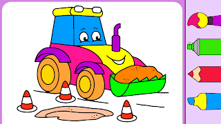 Kids construction coloring screenshot 5