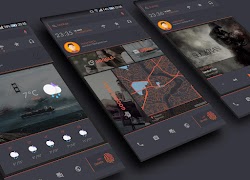 DarkDessert Theme for KLWP poster