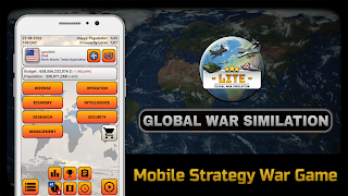 Global War Simulation Lite imagem de tela 1