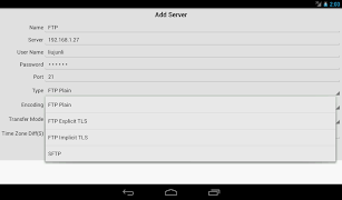 6 Schermata FTP Sprite (FTP Client)