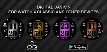 Digital Basic 5 Wear OS 4+ скриншот 2