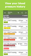 Blood Pressure Tracker (Paid) स्क्रीनशॉट 5