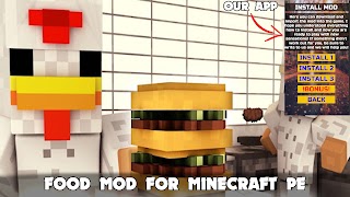 برنامه‌نما Food and Drink in Minecraft PE عکس از صفحه
