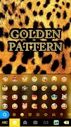 Thème de clavier Goldenpattern capture d'écran 1