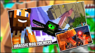 Jurassic Mod For Minecraft Pe-Dinosaurs mod تصوير الشاشة 4