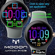 Watch Face Mooon Ekran Görüntüsü 4
